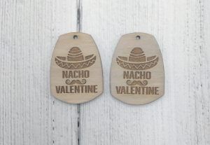 nacho valetine earrings