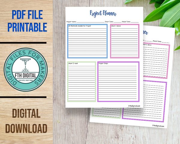 simple project planner pdf download