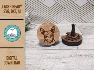 Hairless Terrier car diffuser svg file