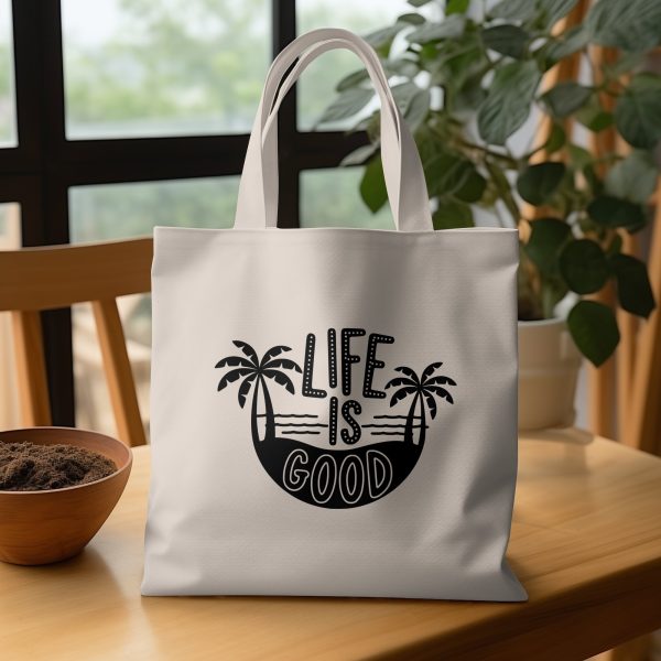 Life Is Good with Palm Trees SVG Design - Image 6