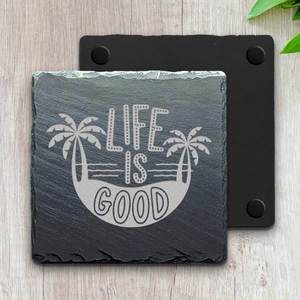 Life Is Good with Palm Trees SVG Design - Image 4