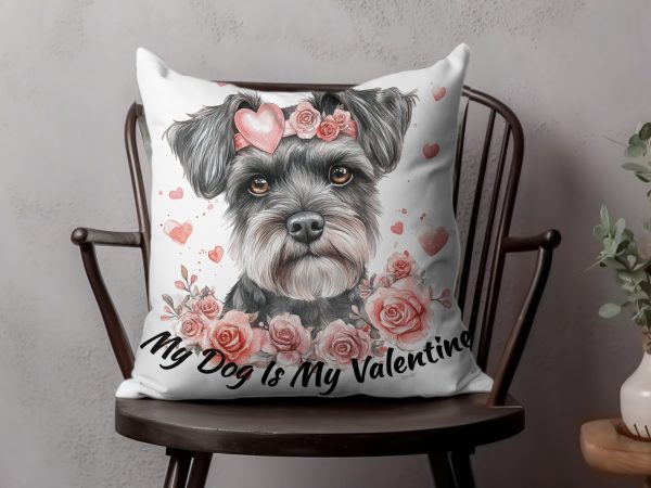 Adorable Dog Valentine Hearts Sublimation Design PNG - Image 4