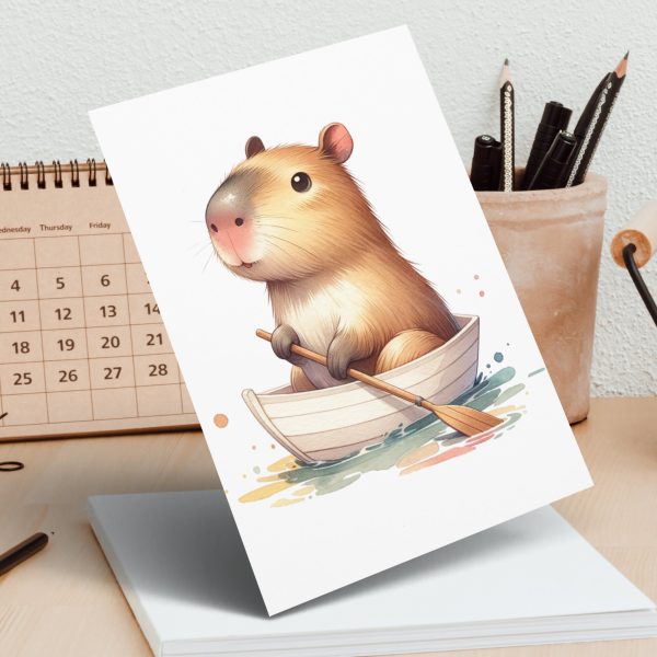 10 Capybara Clipart Bundle - Image 5