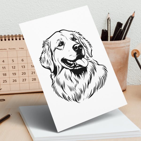 Detailed Illustration of Dog Head SVG Design Element - Image 5