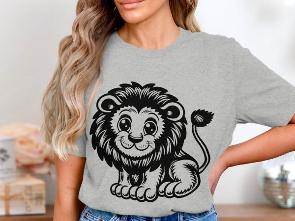 Adorable Lion Illustration Perfect SVG Design Element - Image 4