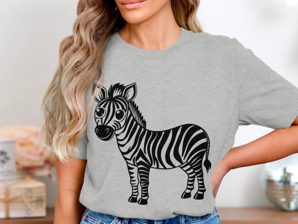 Cute Cartoon Zebra Illustration SVG Design Element - Image 4