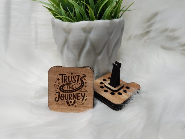 Trust the Journey Car Vent Diffuser SVG Laser Cut File