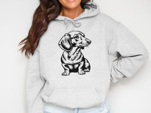 Cute Dachshund Puppy Illustration SVG Design Element - Image 5