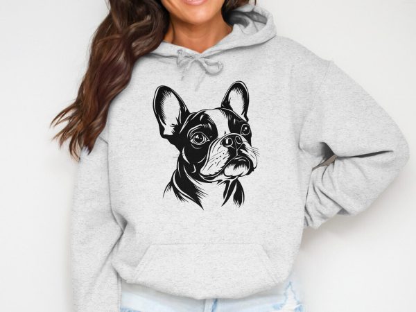 Artistic French Bulldog Illustration SVG Design Element - Image 6