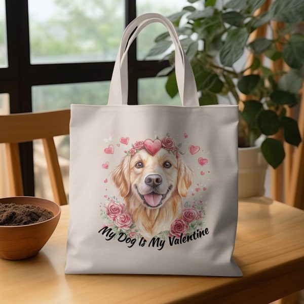 My Dog Is My Valentine Sublimation Design PNG - Image 3