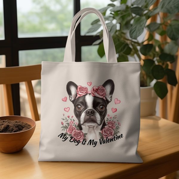 My Dog Is My Valentine Sublimation Design PNG - Image 3