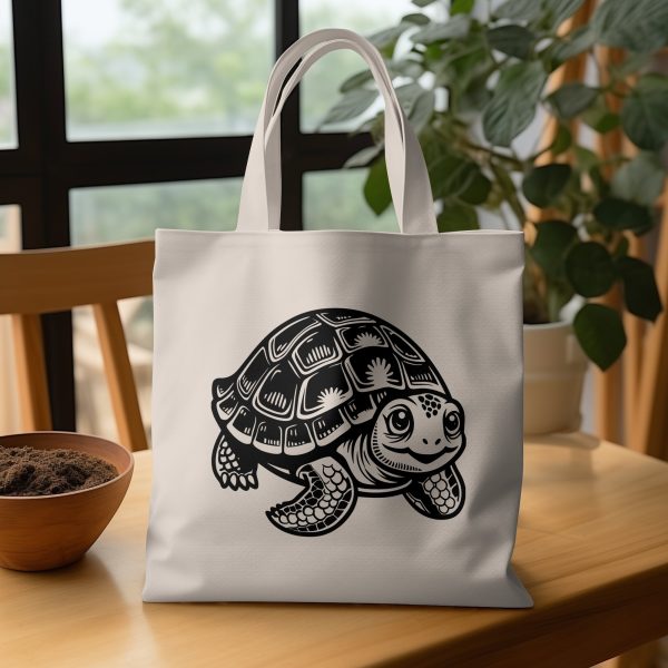 Detailed Cute Turtle Illustration SVG Design Element - Image 3