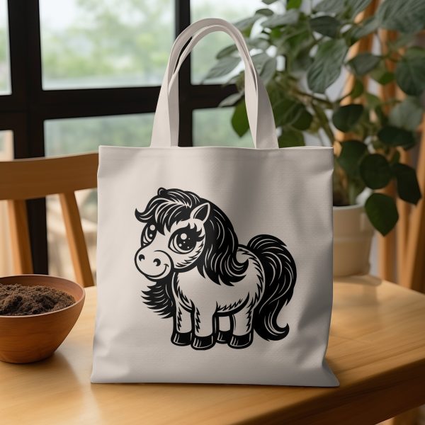 Cute Baby Pony Illustration SVG Design Element - Image 3