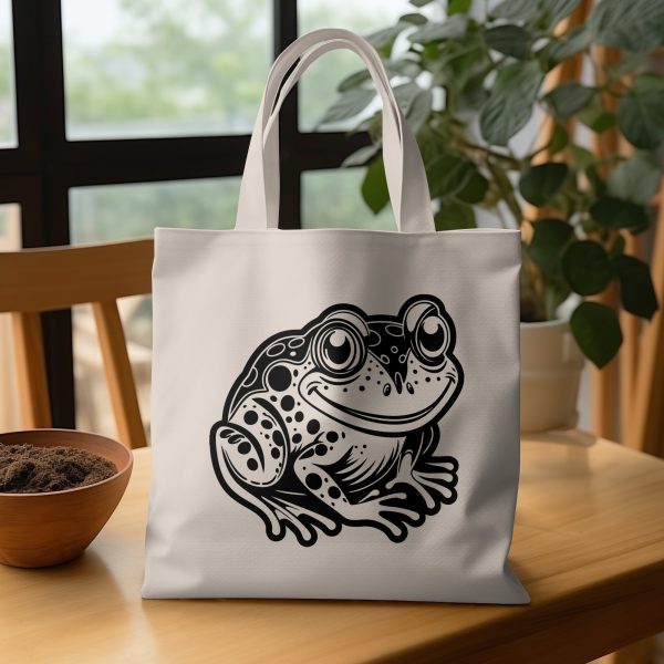 Detailed Smiling Frog Artwork SVG Design Element - Image 3