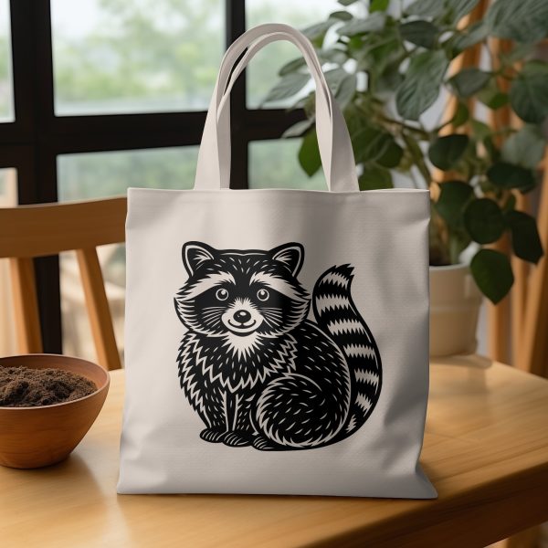 Adorable Cute Raccoon SVG Design Element - Image 3