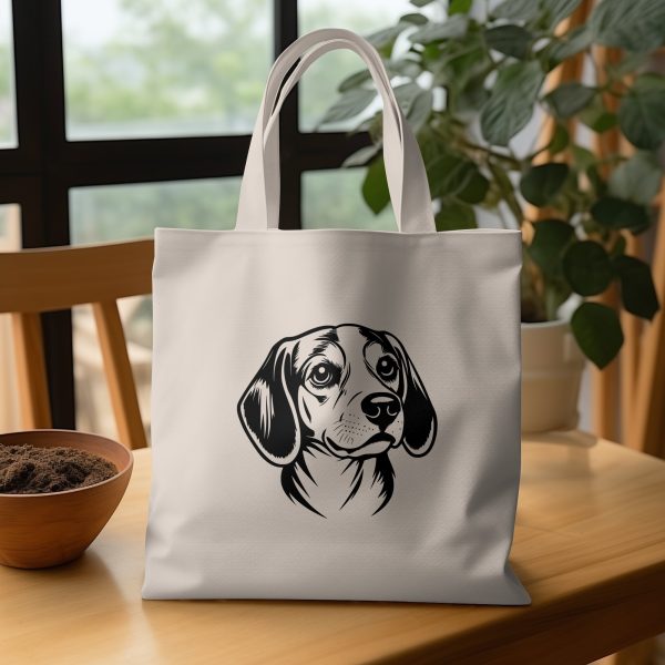 Adorable Dog Face Art Illustration SVG Design Element - Image 4