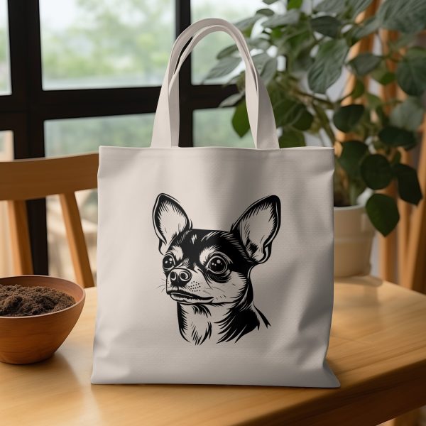 Detailed Chihuahua Portrait Sketch SVG Design Element - Image 4