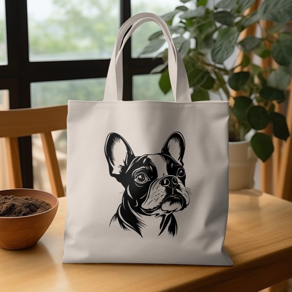 Artistic French Bulldog Illustration SVG Design Element - Image 4