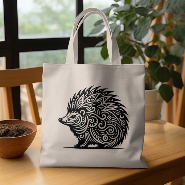 Decorative Hedgehog Art Laser SVG Design Element - Image 3