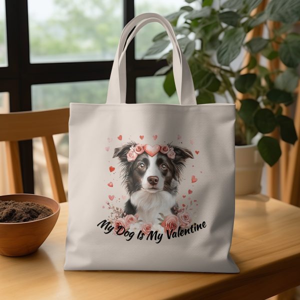 My Dog Is My Valentine Sublimation Design PNG - Image 3