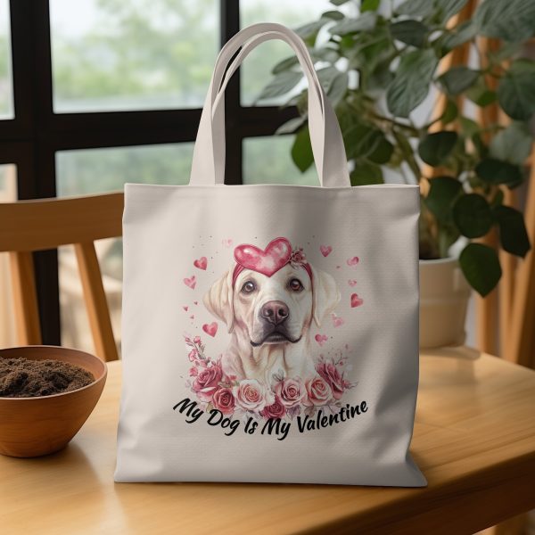 My Dog Is My Valentine Sublimation Design PNG - Image 3