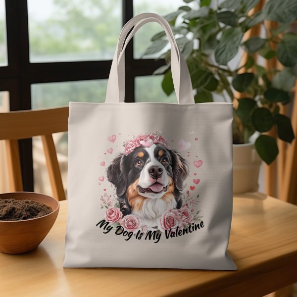 My Dog Is My Valentine Sublimation Design PNG - Image 3