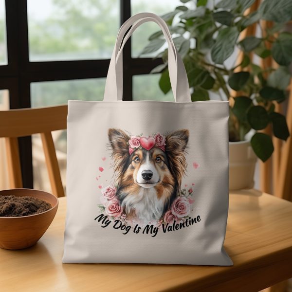 My Dog Is My Valentine Sublimation Design PNG - Image 3