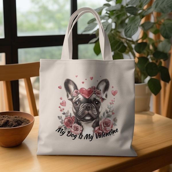 My Dog Is My Valentine Sublimation Design PNG - Image 3