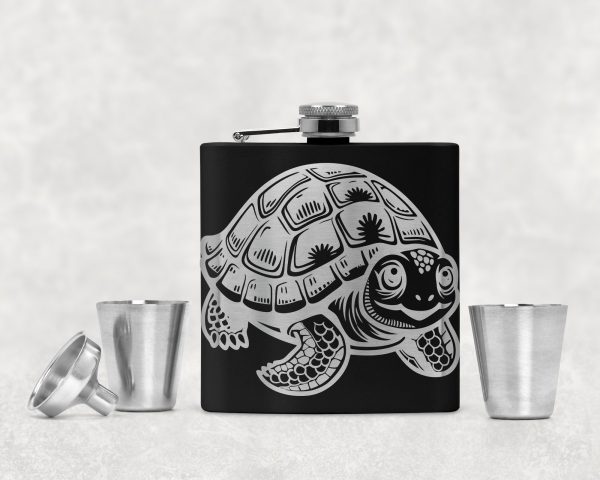 Detailed Cute Turtle Illustration SVG Design Element - Image 2