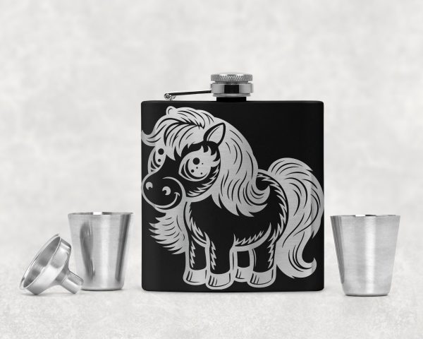 Cute Baby Pony Illustration SVG Design Element - Image 2