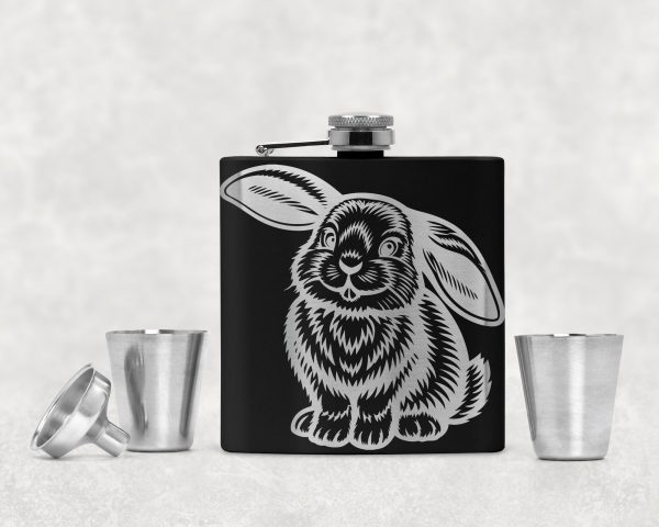 Cute Floppy Eared Bunny Rabbit SVG Design Element - Image 2