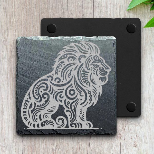 Majestic Lion Silhouette Laser SVG Design Element - Image 4