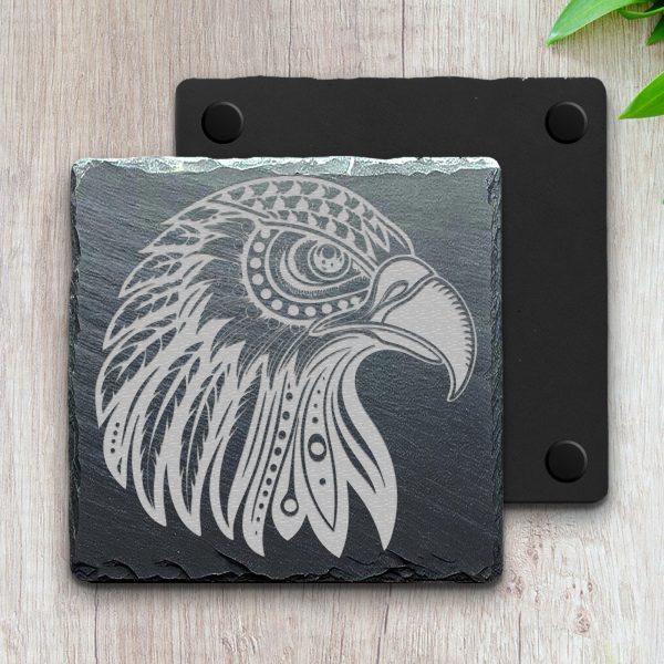 Majestic Eagle Head Detailed Decor Laser SVG Design Element - Image 4