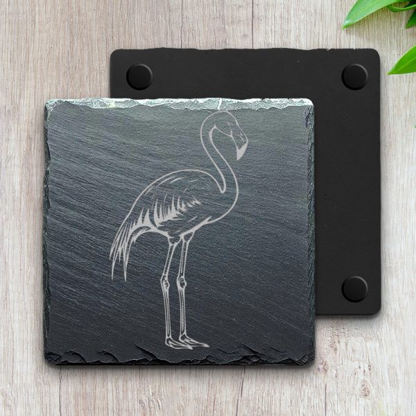 Flamingo Standing Design Laser SVG Design Element - Image 4