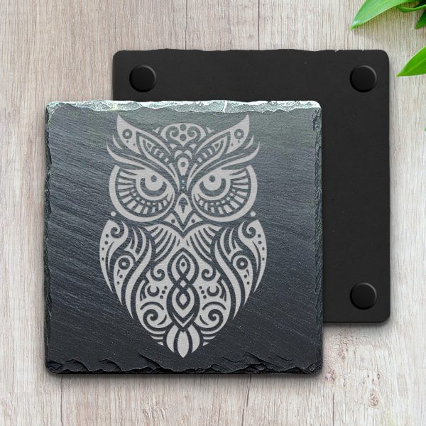 Elegant Owl Pattern Laser SVG Design Element - Image 4