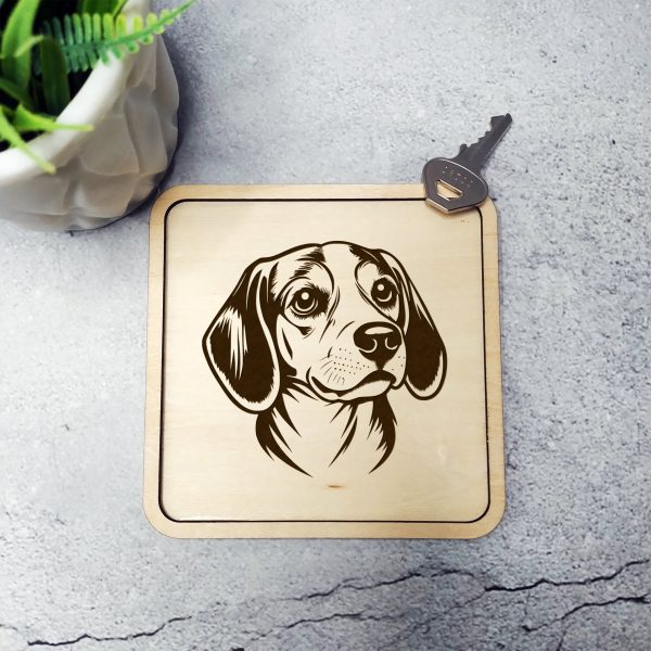 Adorable Dog Face Art Illustration SVG Design Element - Image 3