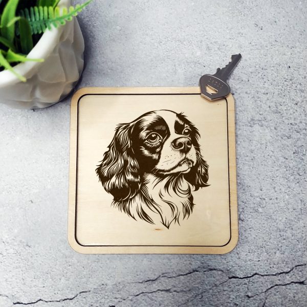 Intricate Detailed Spaniel Dog Head SVG Design Element - Image 3