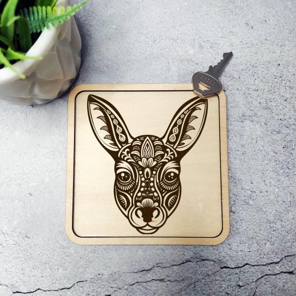 Intricate Deer Head Mandala Art Laser SVG Design - Image 2