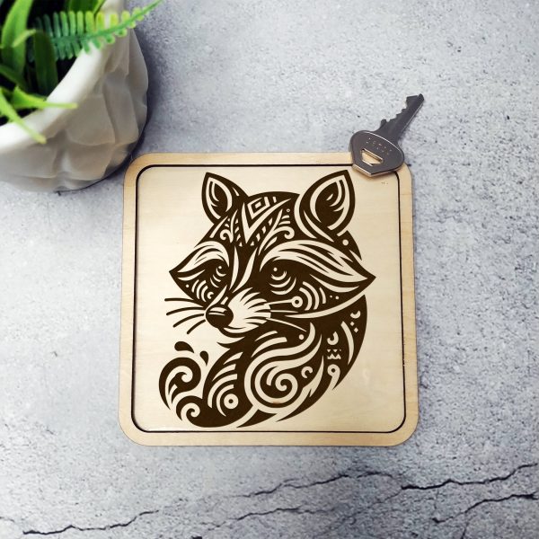 Detailed Fox Head Laser SVG Design Element - Image 2