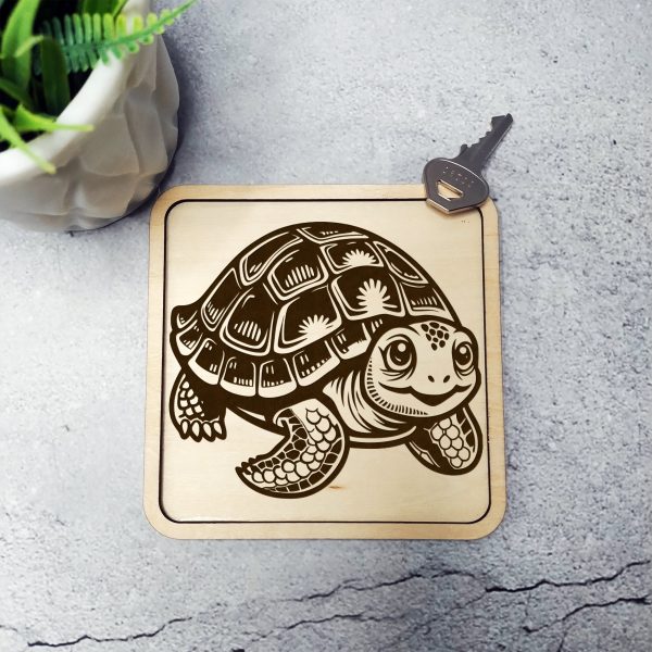 Detailed Cute Turtle Illustration SVG Design Element - Image 6