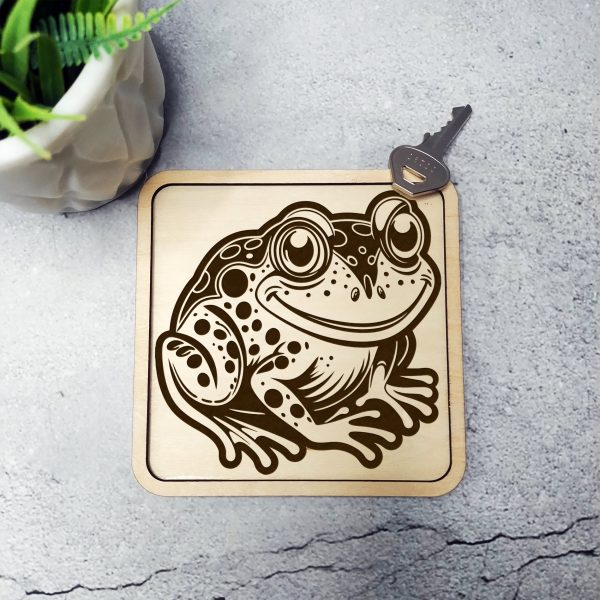 Detailed Smiling Frog Artwork SVG Design Element - Image 6