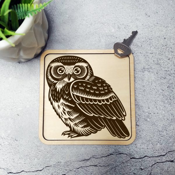 Hand Drawn Detailed Owl Illustration SVG Design Element - Image 6