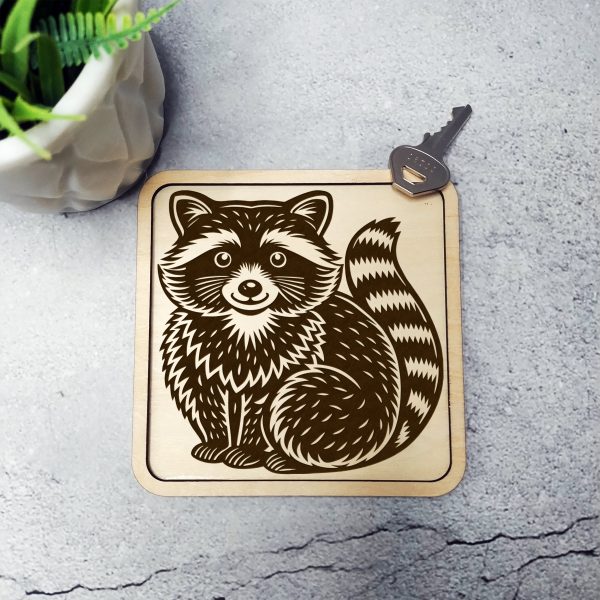 Adorable Cute Raccoon SVG Design Element - Image 6