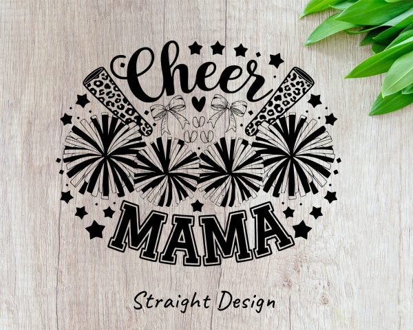 Cheer Mama Enthusiast Design 20oz Skinny Tumbler Laser Engraved SVG Design - Image 2