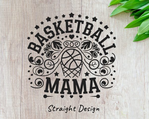 Basketball Mama Design 20oz Skinny Tumbler Laser Engraved SVG Design - Image 2