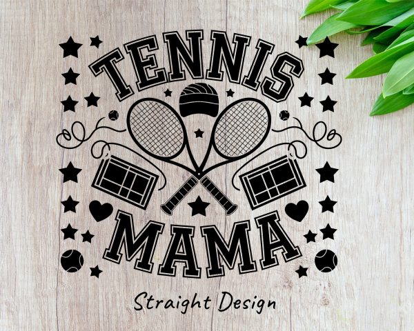 Tennis Mama Design for 20oz Skinny Tumbler Laser Engraved SVG Design - Image 2