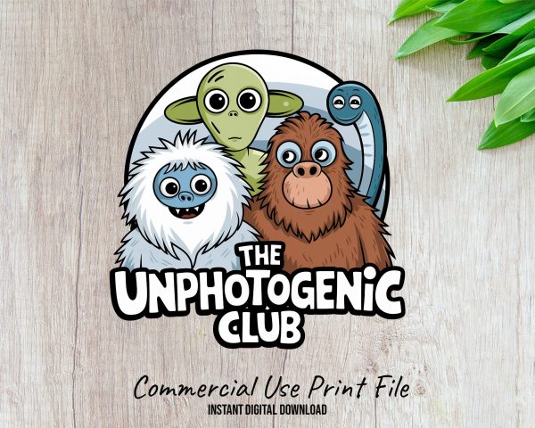 The Unphotogenic Club Cartoon Characters 300 DPI Transparent PNG