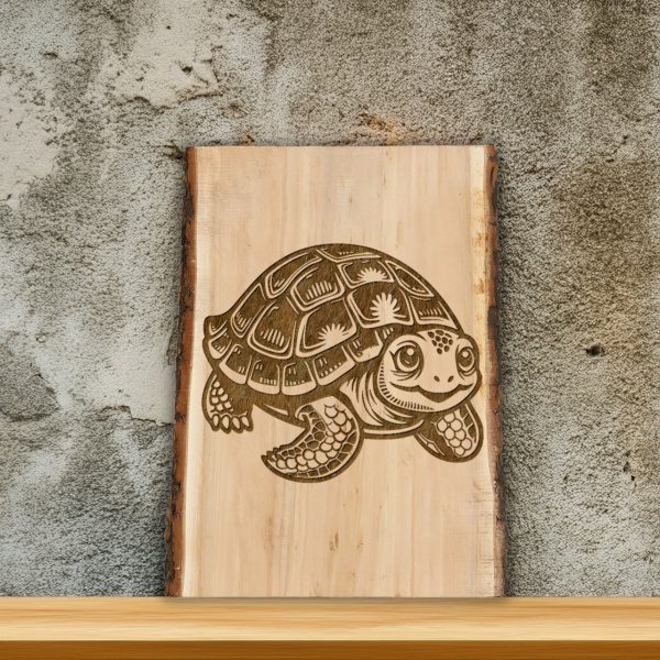 Detailed Cute Turtle Illustration SVG Design Element - Image 5