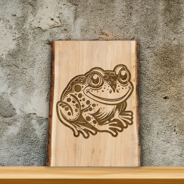 Detailed Smiling Frog Artwork SVG Design Element - Image 5