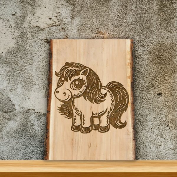 Cute Baby Pony Illustration SVG Design Element - Image 5